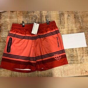 Baseball Lifestyle 101 Dead Red Crayon Shorts Adult